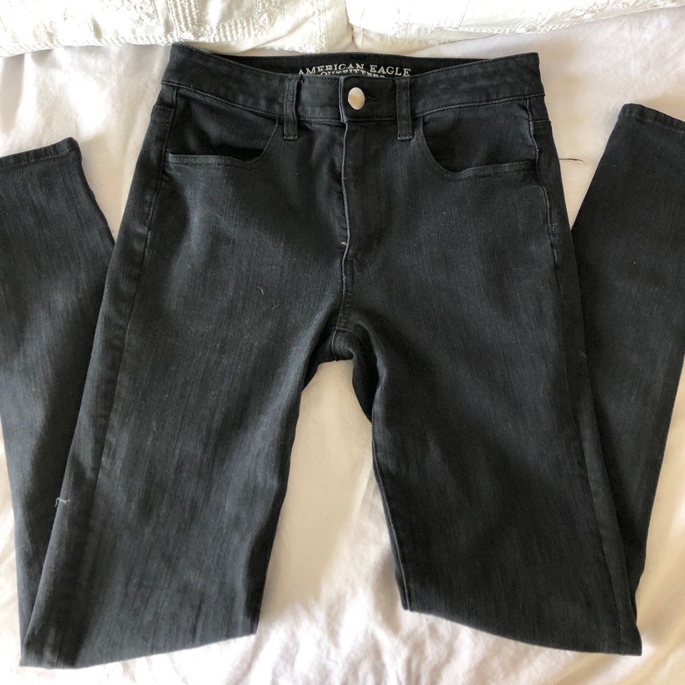 American Eagle black jeggings